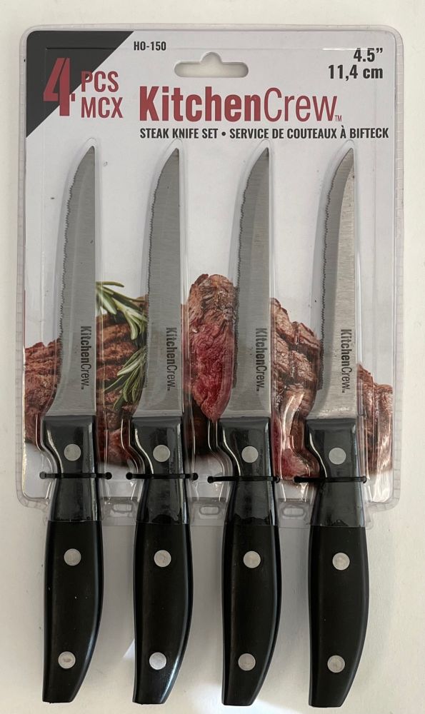 Couteaux à steak Oslo+, lot de 4